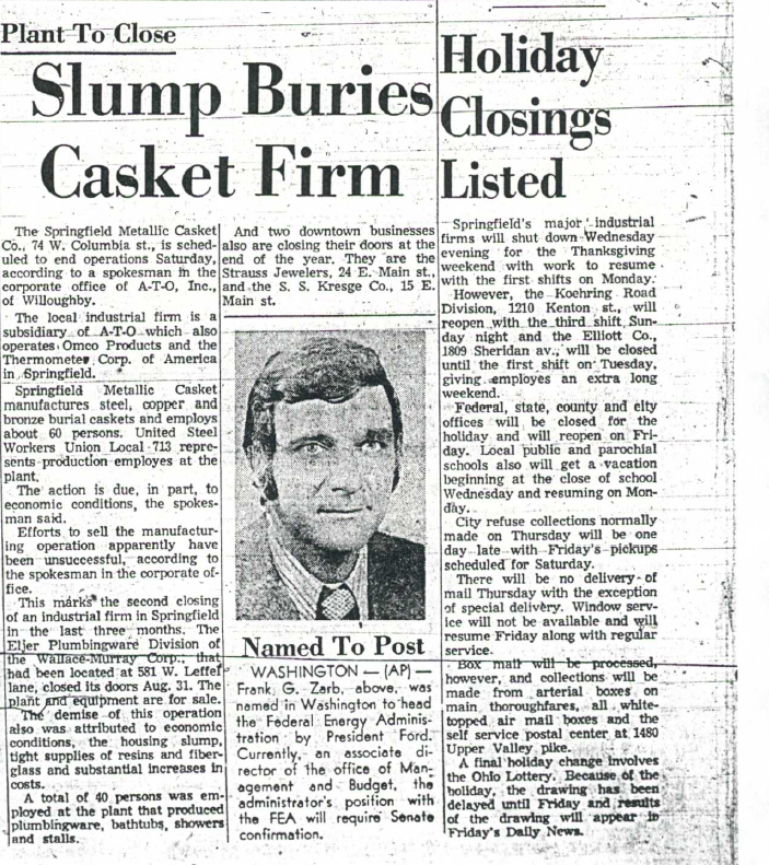 Plant to Close